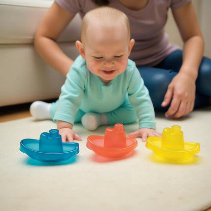 PLAYGRO Bright Baby Boats bath toys - boats