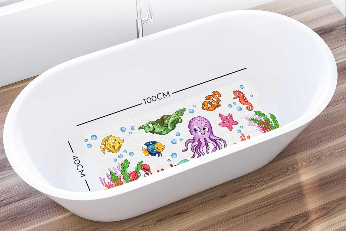 HOMERELLA vinyl anti-pilling mat voor baden 40 x 100 cm