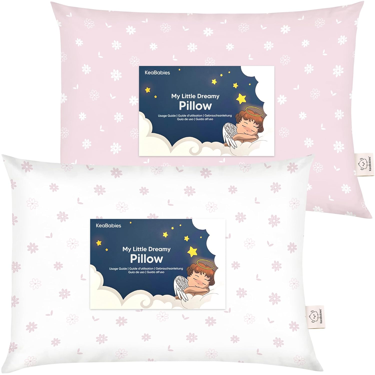 KEABABIES cuscino per neonati 33X45CM x2