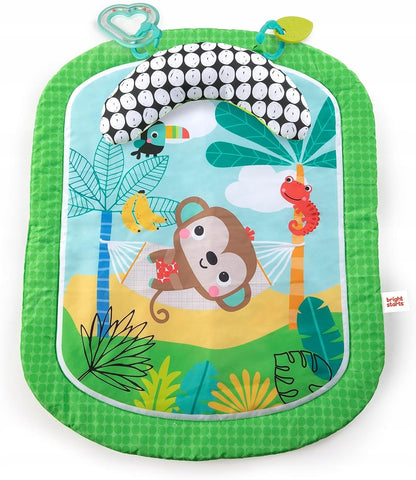 BRIGHT STARTS Easy Breezy tappetino educativo + cuscino e 2 giocattoli 54 x 67 cm