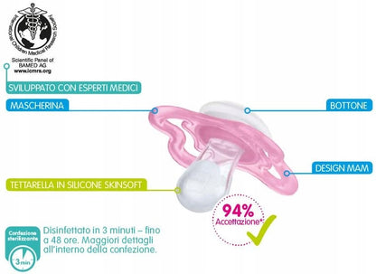 MAM PERFECT NIGHT Schnuller x2 0-6m + Box