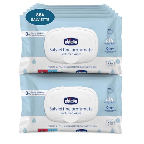 Chicco víceúčelové dětské ubrousky 864 ks