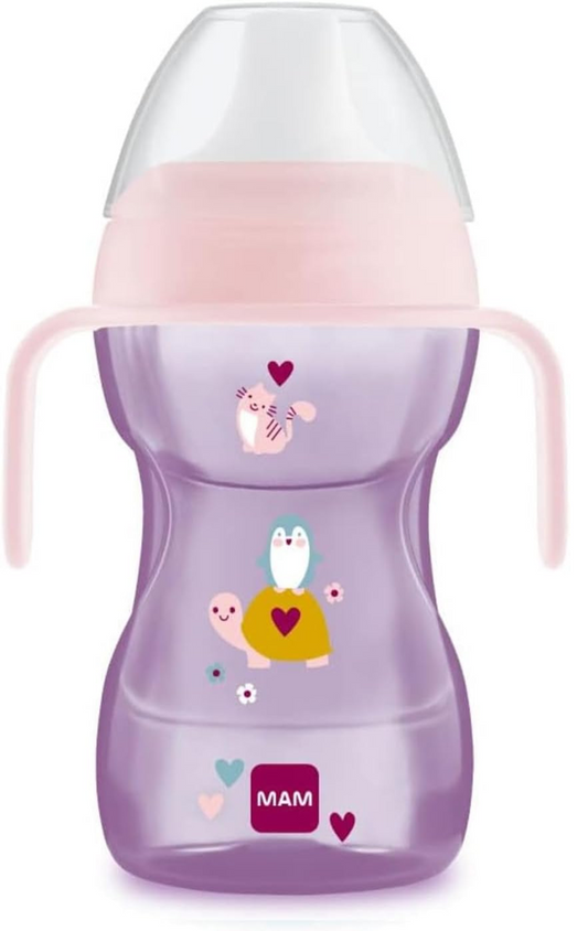 MAM Fun To Drink Cup tazza antigoccia con beccuccio 270 ml 8 m+
