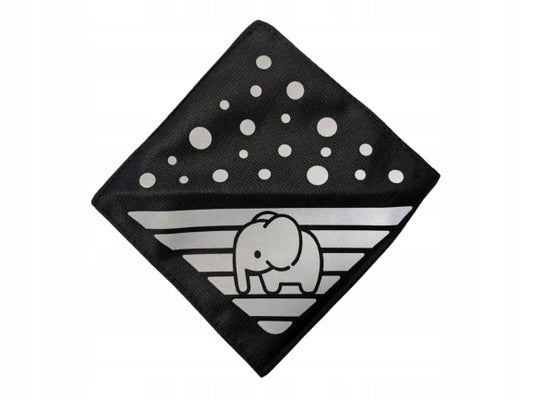 VELOTA odblaski na rzep do wózka 12 x 12 cm SŁOŃ 1 sztuka