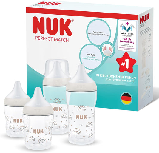 NUK Perfect Match antikolikové lahvičky 150/260 ml od 3 měsíců