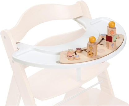 HAUCK Alpha Play Sorting Set tray with toy for high chair