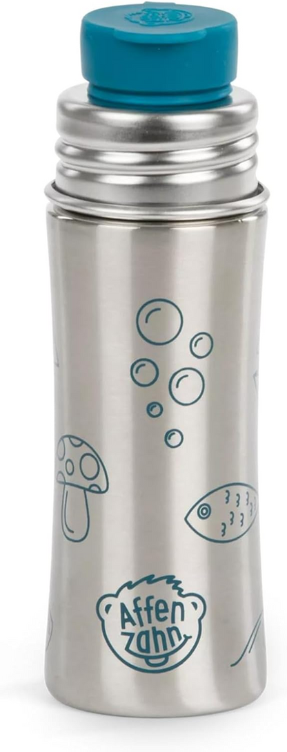 AFFENZAHN Trinkflasche aus Edelstahl für kalte Getränke 330 ml 18 cm
