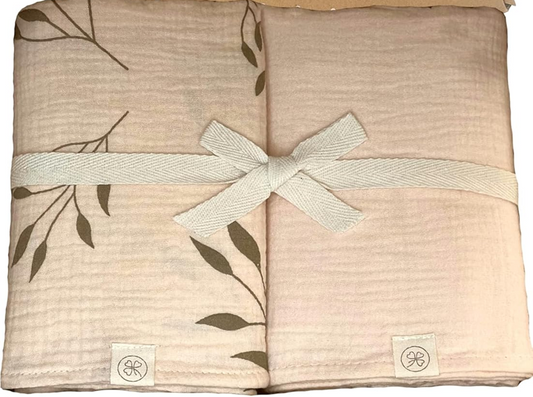 DIKOS otulacze pieluszki muślinowe x2 120x120cm