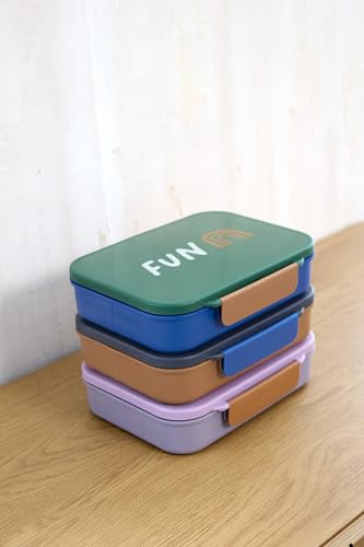 LÄSSIG Little Gang Smile lunchbox portapranzo con scomparti bento