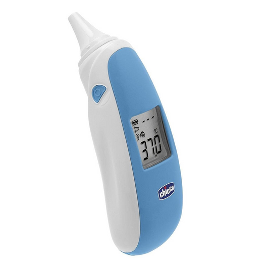 CHICCO Comfort Quick contactloze oorthermometer + 20 opzetstukken en etui