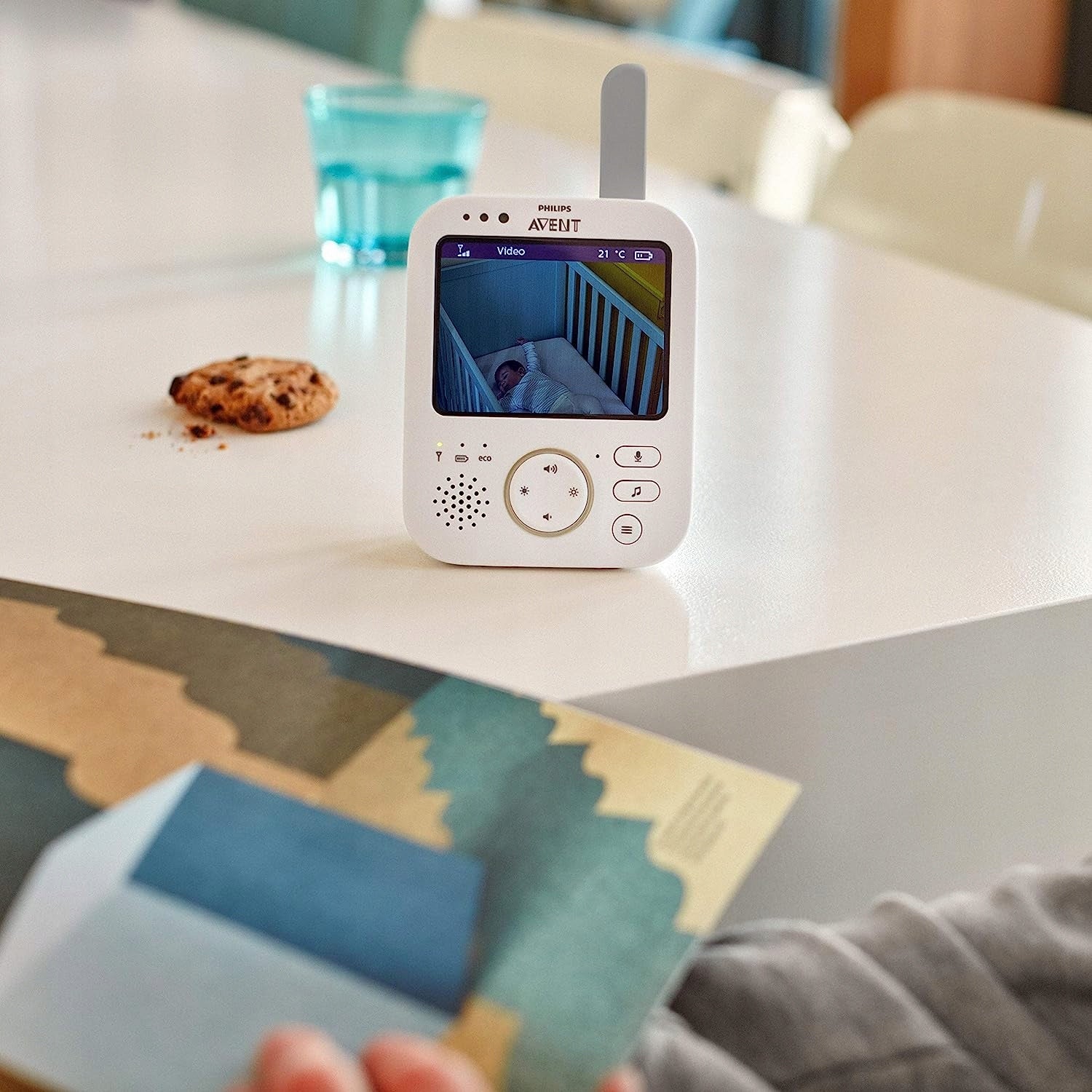 PHILIPS AVENT SCD843/01 cyfrowa niania elektroniczna 3,5" – zdjęcie produktu 3