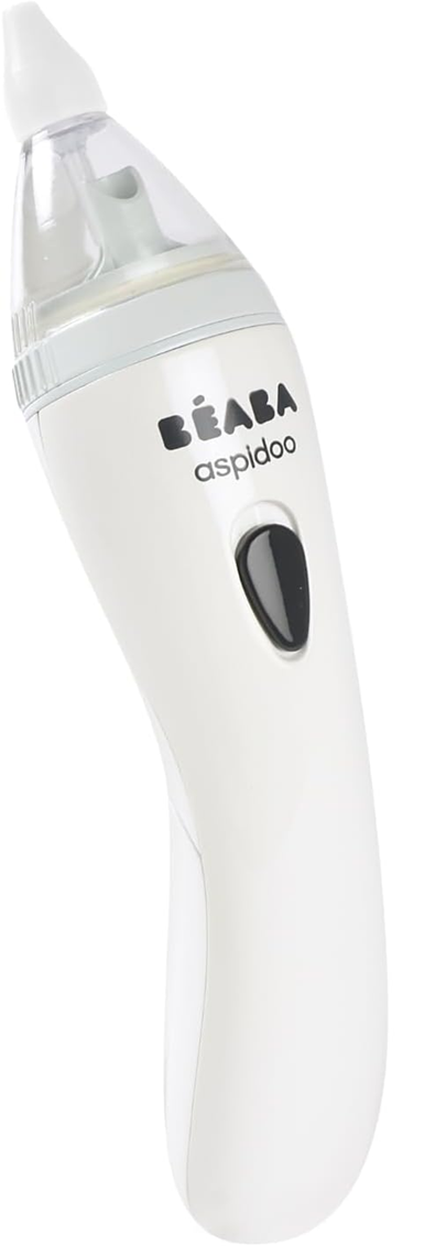 BEABA Aspidoo elektryczny aspirator do nosa 18,5 cm + 2 końcówki i etui