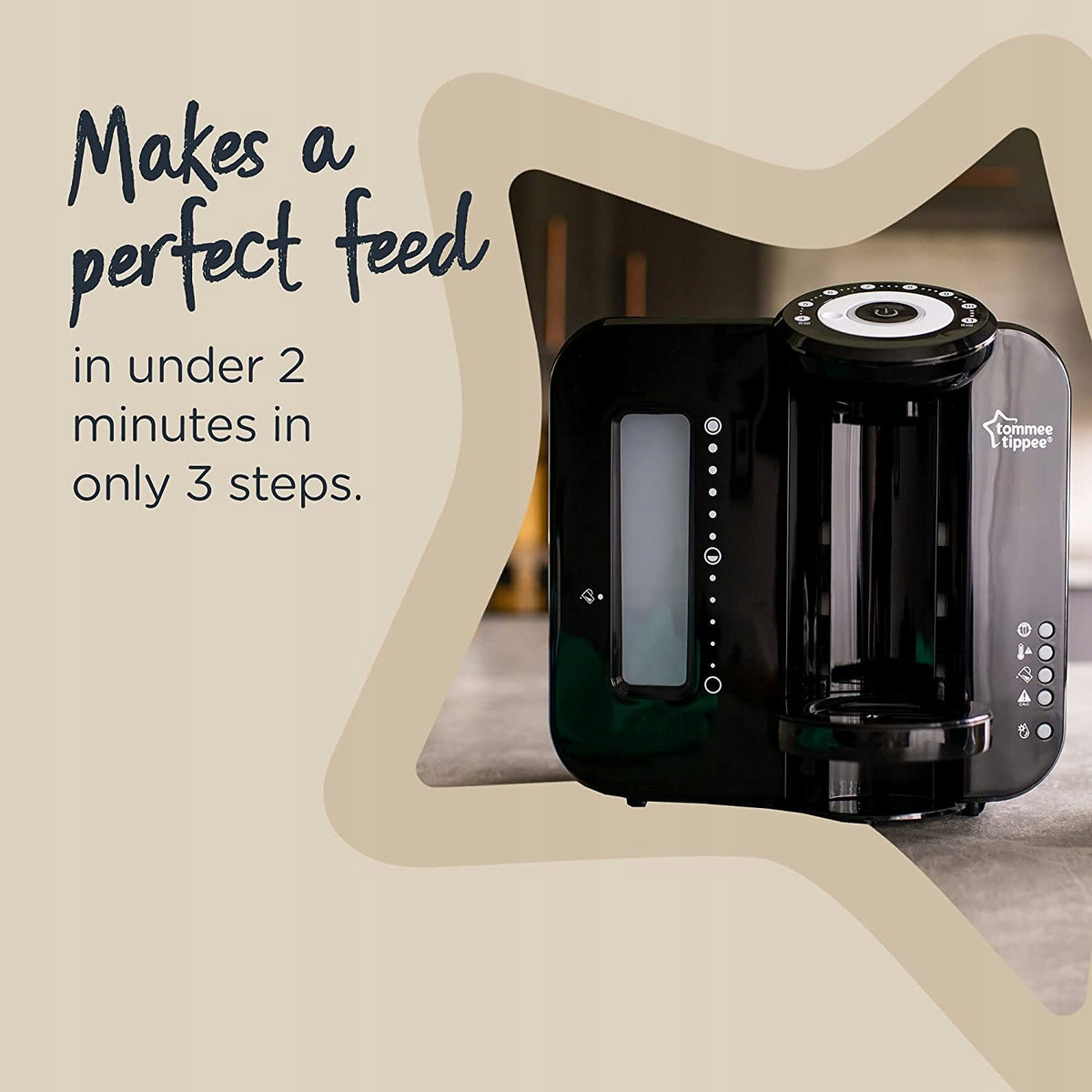 TOMMEE TIPPEE Perfect Prep EKSPRES DO MLEKA 2 min