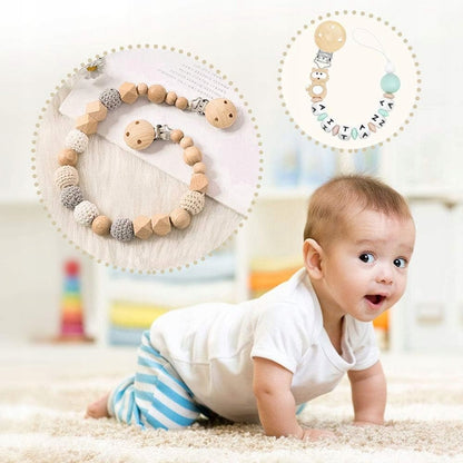 RUBY Artestar houten clips voor speenketting 16 stuks