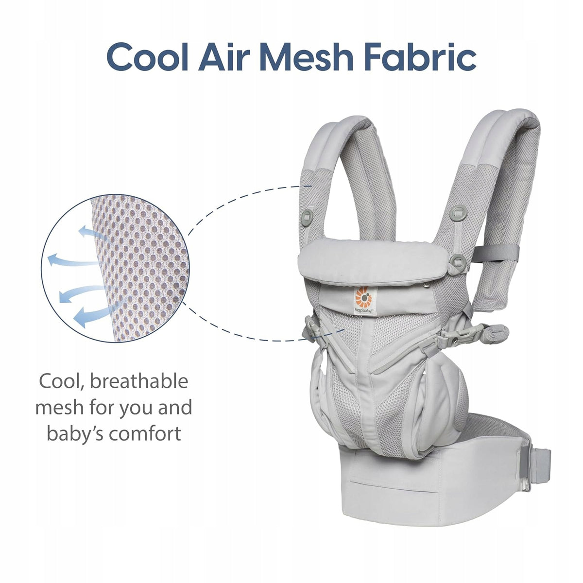 ERGOBABY OMNI 360 COOL AIR MESH εργονομικός μάρσιπος 3,2-20,4kg
