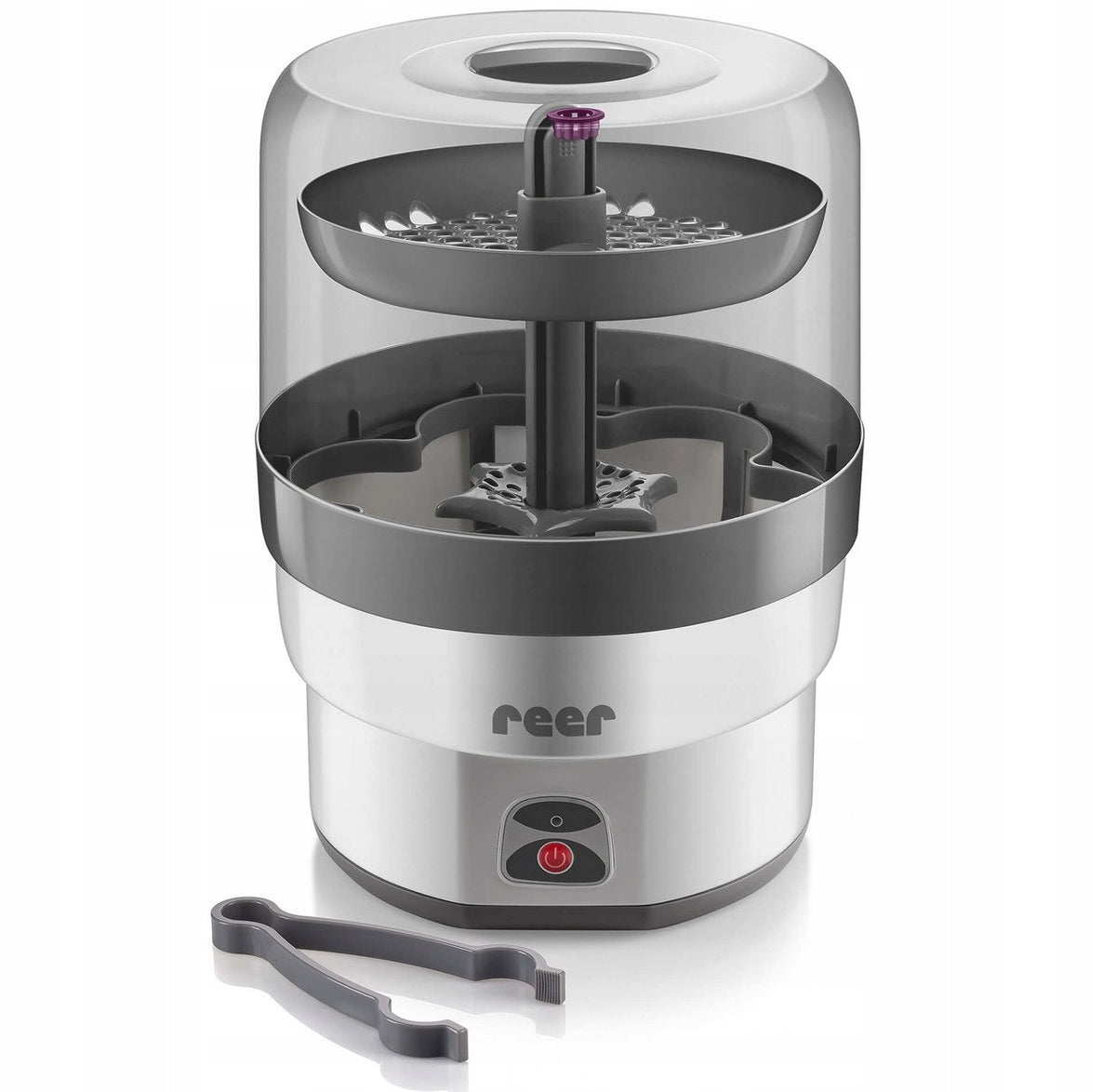 REER VapoMax PARNÝ STERILIZÁTOR na 6 fliaš + kliešte