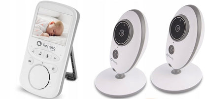LIONELO Babyline 5.1 babyfoon 2,4" VOX + 2 camera's