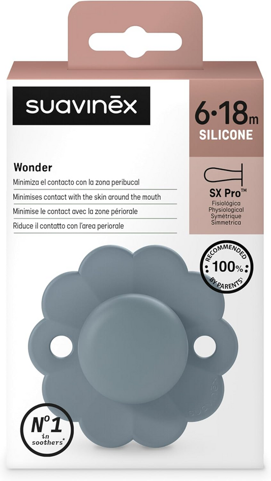 SUAVINEX Wonder smoczek uspokajający 6-18msc silikon SX PRO