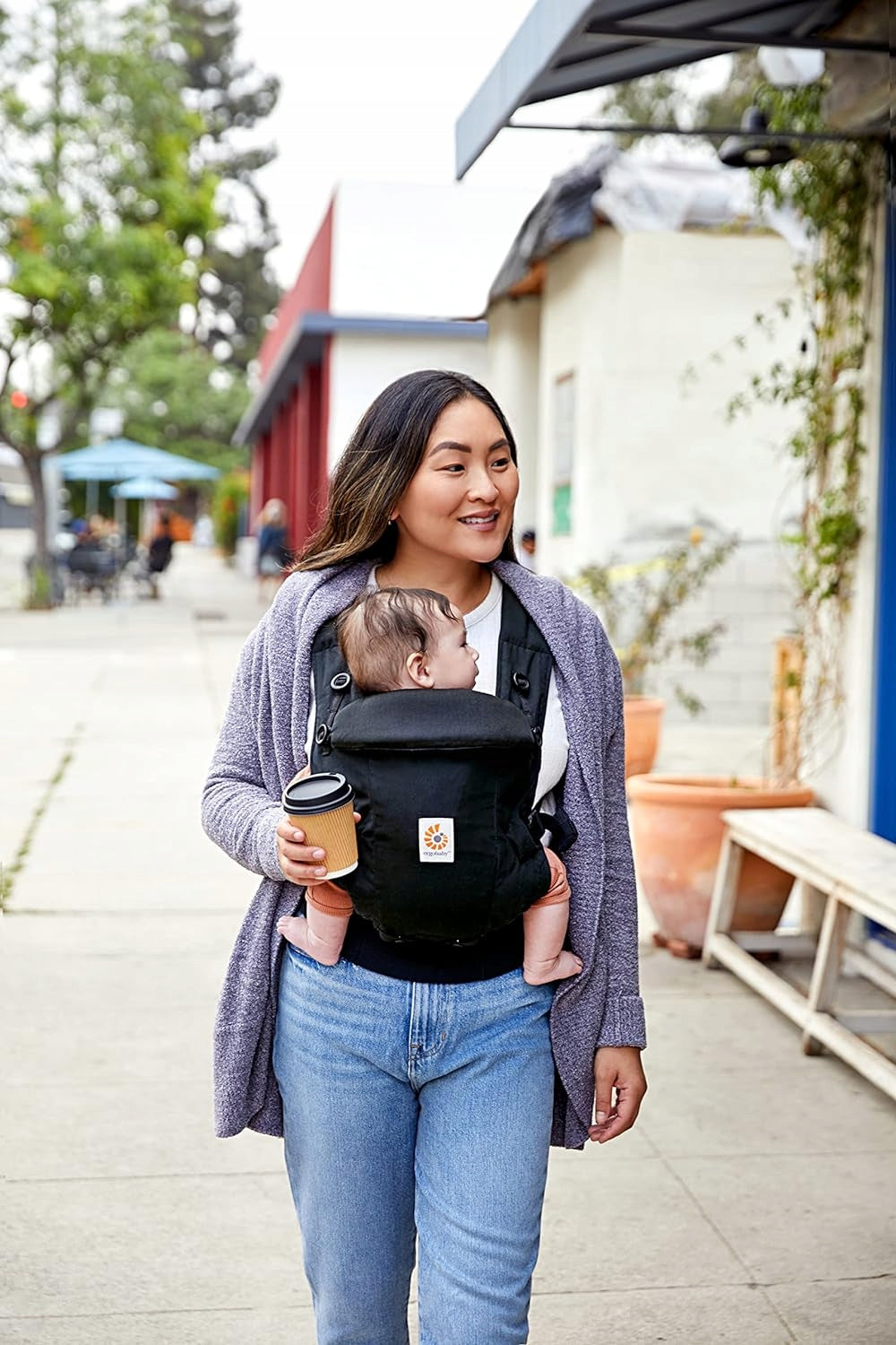 ERGOBABY ADAPT SoftTouch Cotton mochila portabebés ergonómica 3,2-20 kg