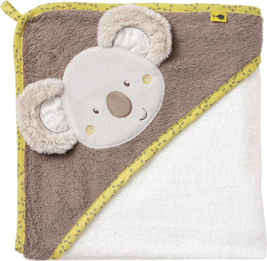 FEHN asciugamano in cotone con cappuccio Koala Australia 80 x 80 cm