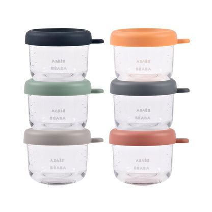 Béaba Sunrise contenitori in vetro per alimenti 150 ml