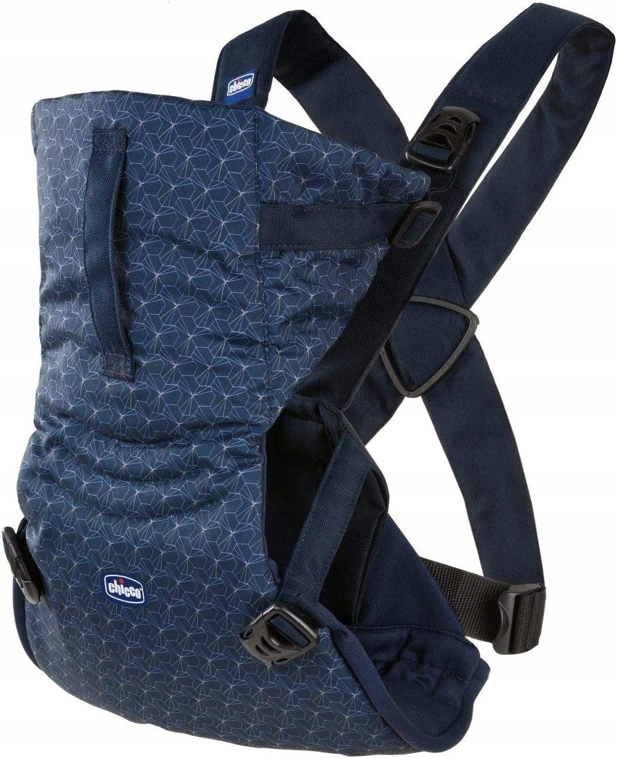 CHICCO EASY FIT nosidełko ergonomiczne granatowe, miękkie nosidło dla noworodka do 9 kg