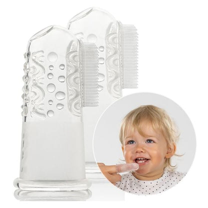Reer silicone finger toothbrush for oral care