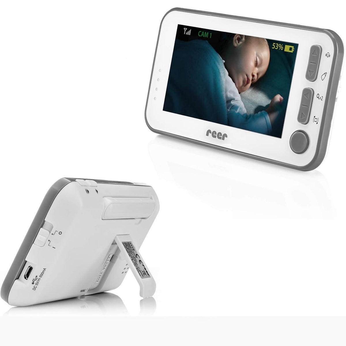 REER BabyCam L cyfrowa niania elektroniczna wideo 4,3" TFT FHSS – zdjęcie produktu 2