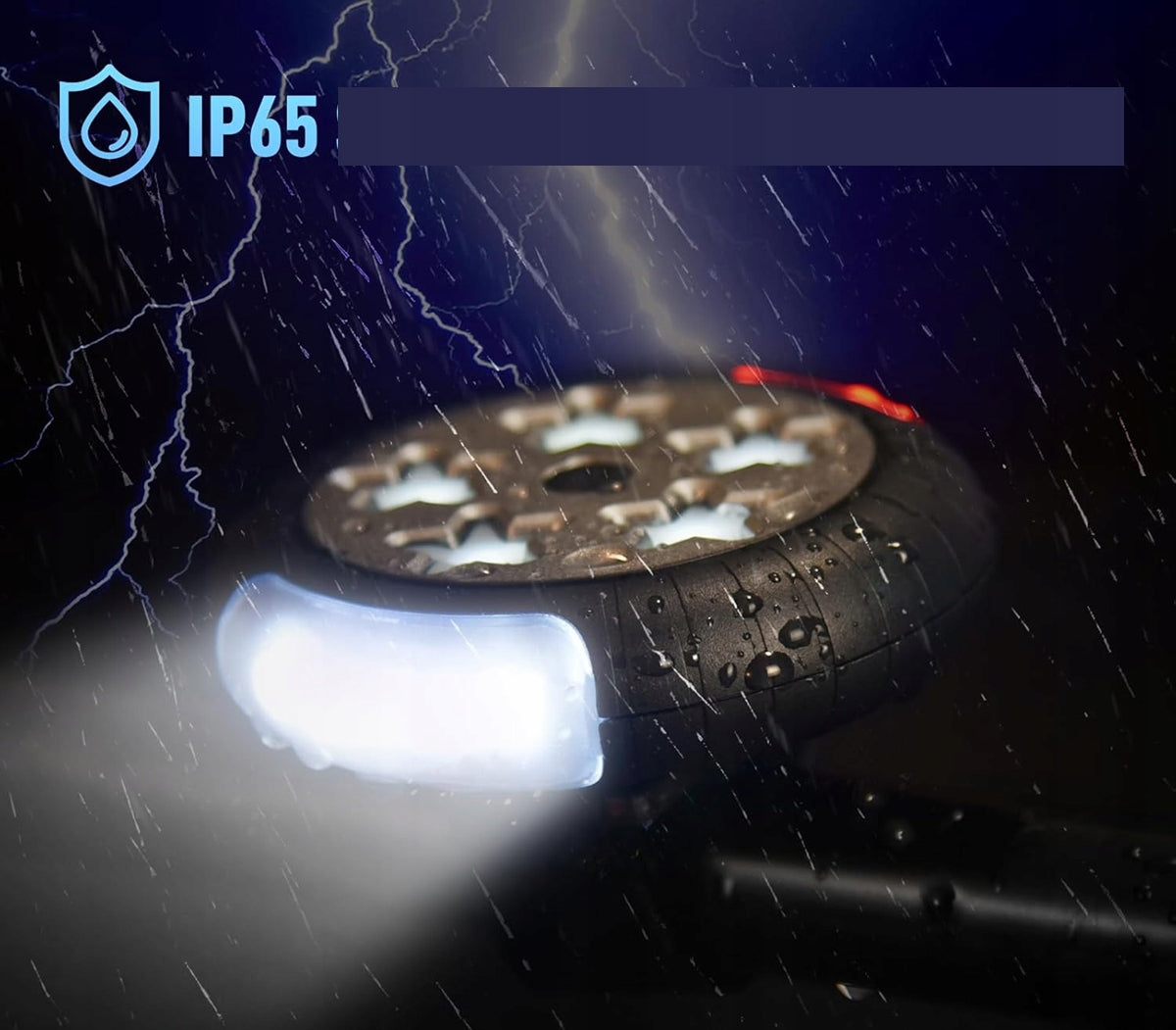AMTEKER luces impermeables para cochecito 8 cm 2 unidades