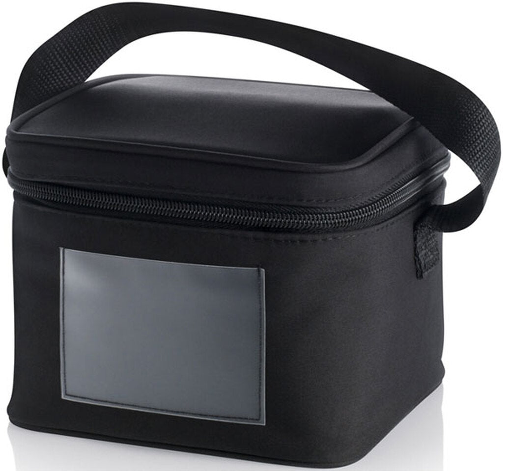 MEDELA torba chłodząca do 4-ech butelek 150ml, czarna torba termiczna z paskiem i wkładem chłodzącym
