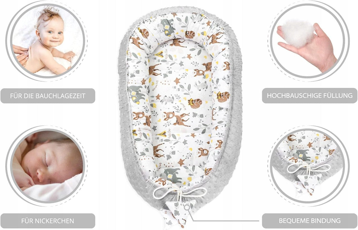 TOTSY BABY Babykokon, Babynest 90 x 50