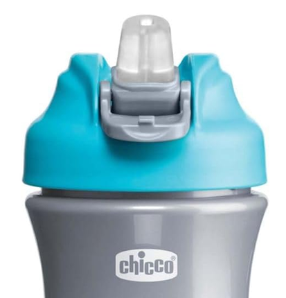 CHICCO Pop-up Cup hrnek nekapající s náustkem a brčkem 350 ml 2 l+