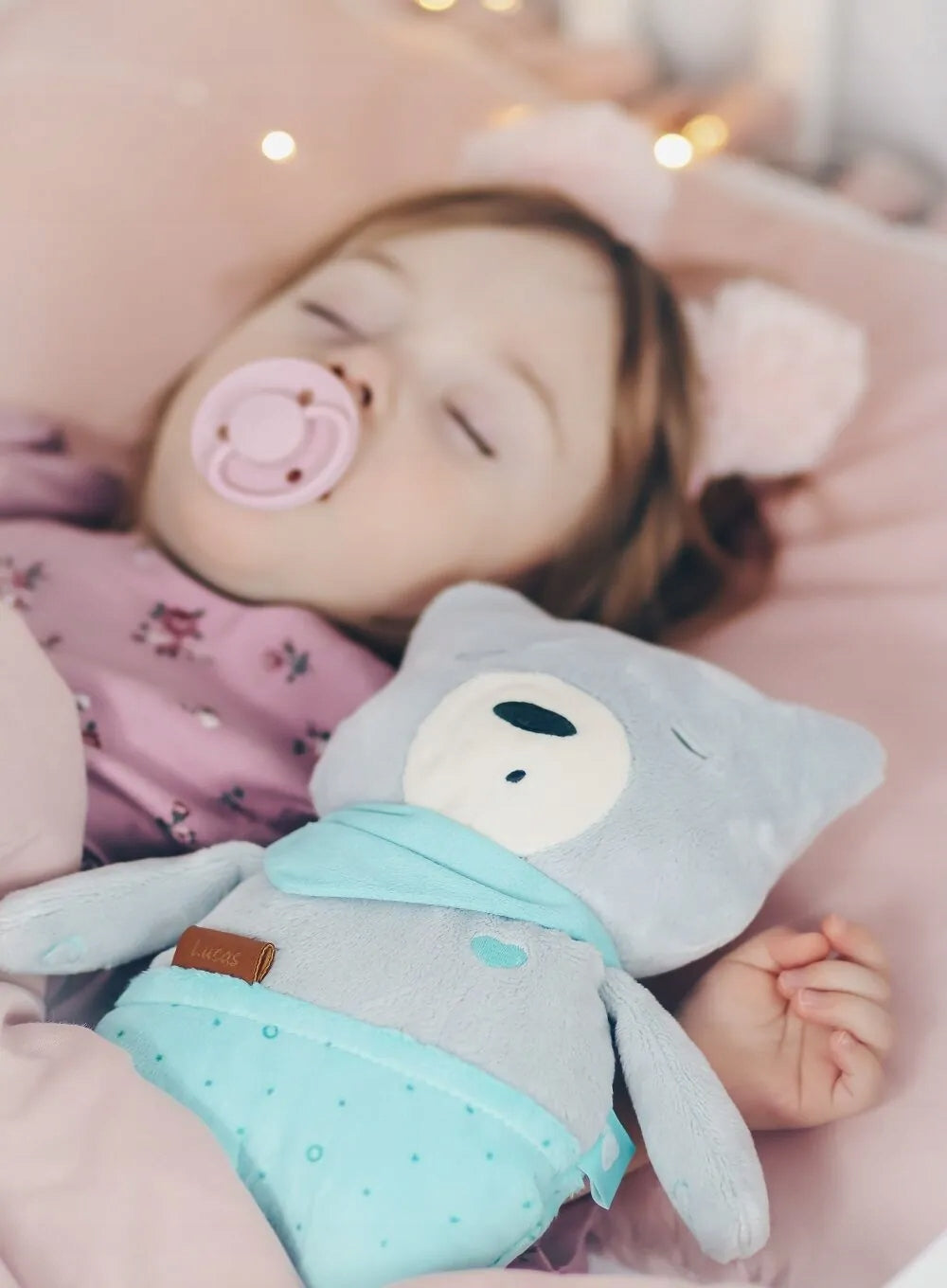 MyHummy szumiś przytulanka czujnik płaczu MIŚ LUCAS 24 cm – zdjęcie produktu 4