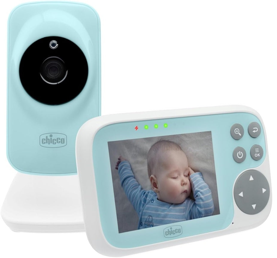 CHICCO Video Baby Monitor elektronische babyfoon 3,2" LCD FHSS
