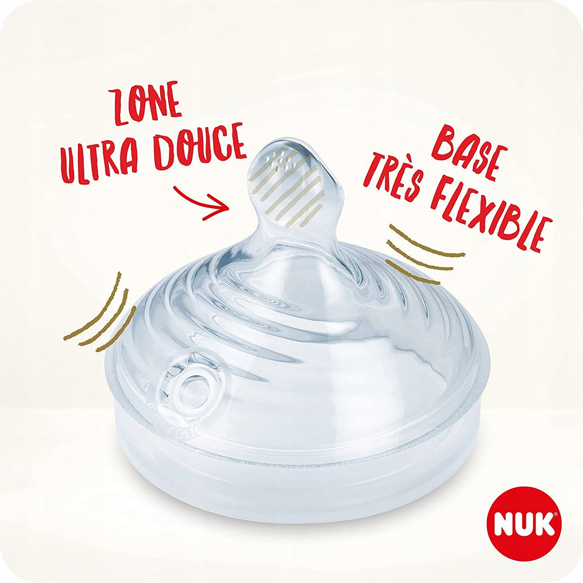 NUK Nature Sense Flaschenset 260 ml, 150 ml + Schnuller