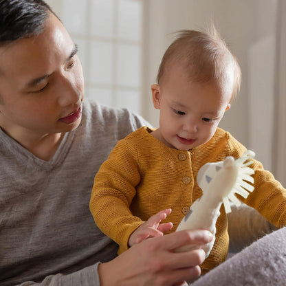NUK Little Friend smoczek uspokajający z przytulanką ZEBRA 0-6 m – zdjęcie produktu 3