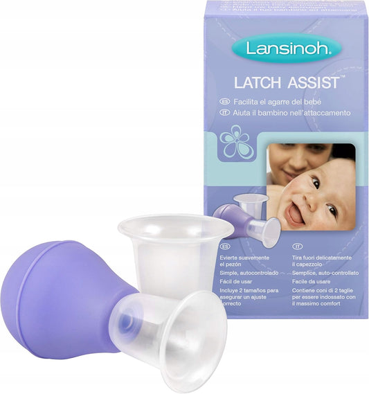 LANSINOH LatchAssist korektor zestaw do wklęsłych brodawek 19, 24 mm