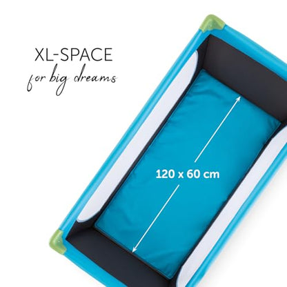 Hauck Dream N Play lettino da viaggio Waterblue 120 x 60 cm