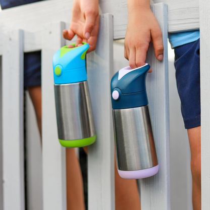 B.BOX stalen thermosfles met glas 350 ml