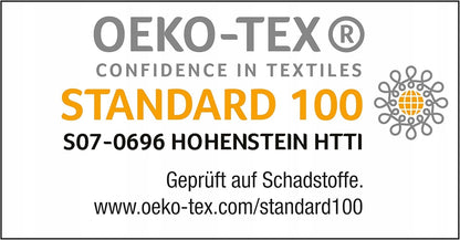 JULIUS ZOLLNER prześcieradło ze ściągaczami FROTTE x2 60x120 / 70x140, certyfikat OEKO-TEX Standard 100