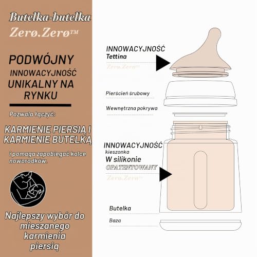 Suavinex Zero Zero biberon anticolica 180 ml S Light