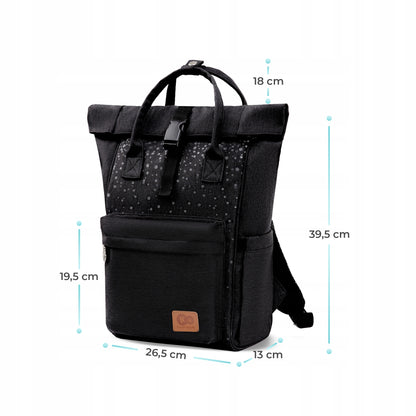 KINDERKRAFT MOONPACK CONFETTI batoh na plienky a príslušenstvo