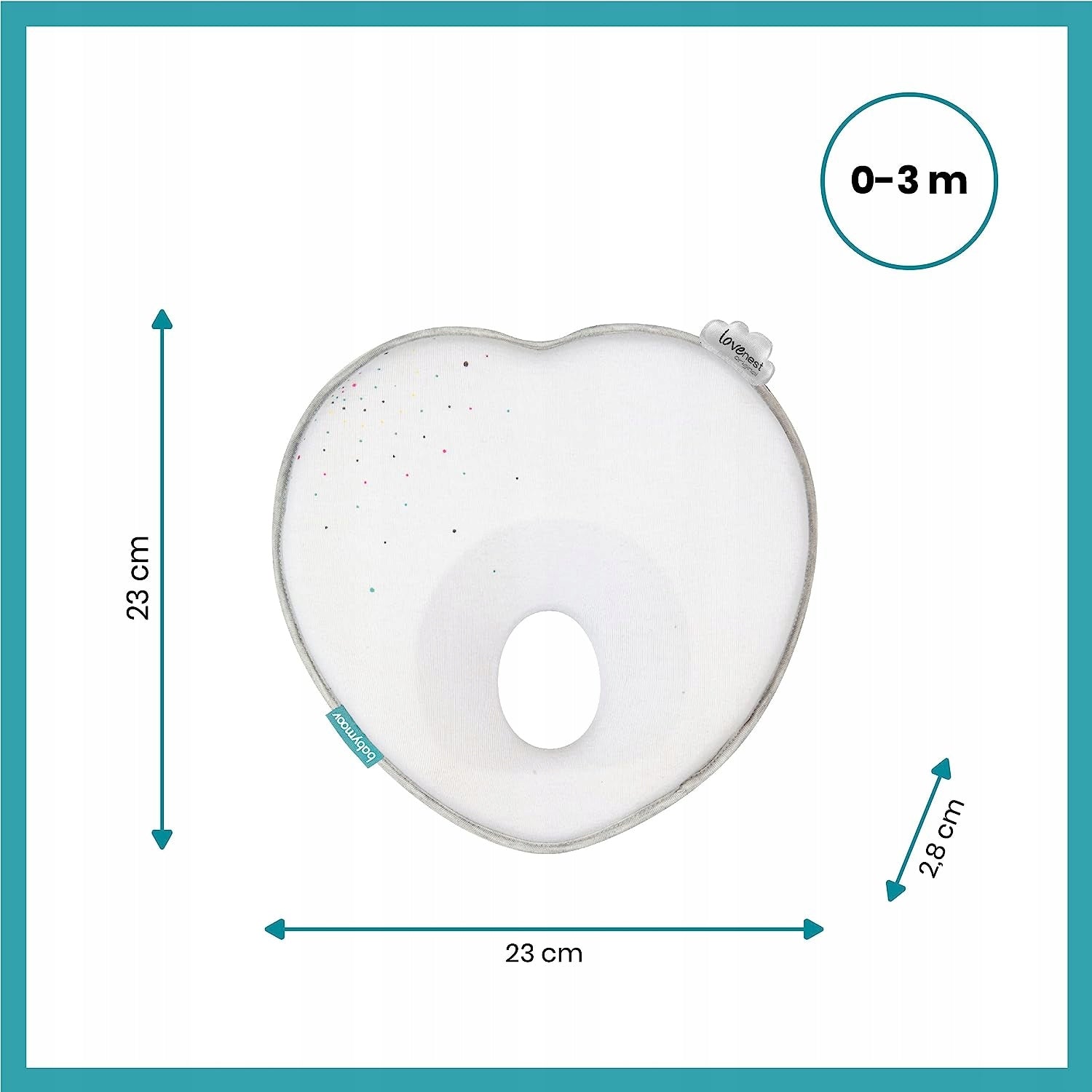 BABYMOOV Lovenest poduszka niemowlęca 0+ ORGANIC – zdjęcie produktu 6