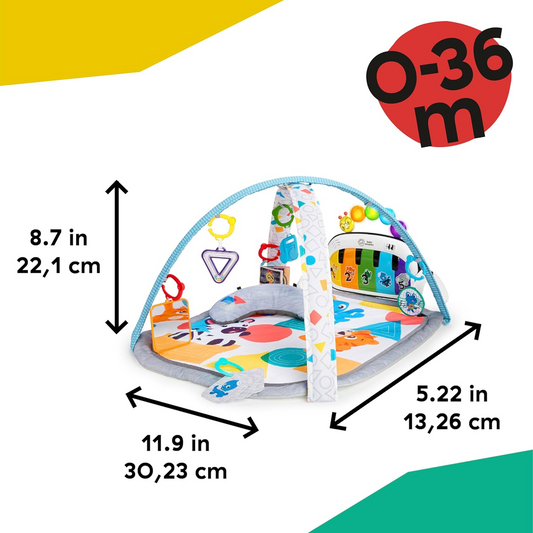BABY EINSTEIN Kickin' Tunes 4w1 mata edukacyjna + zabawki