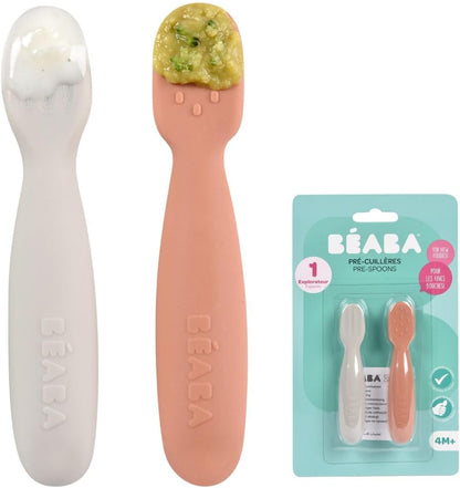 BEABA Silikonlöffel x2 4 Monate+