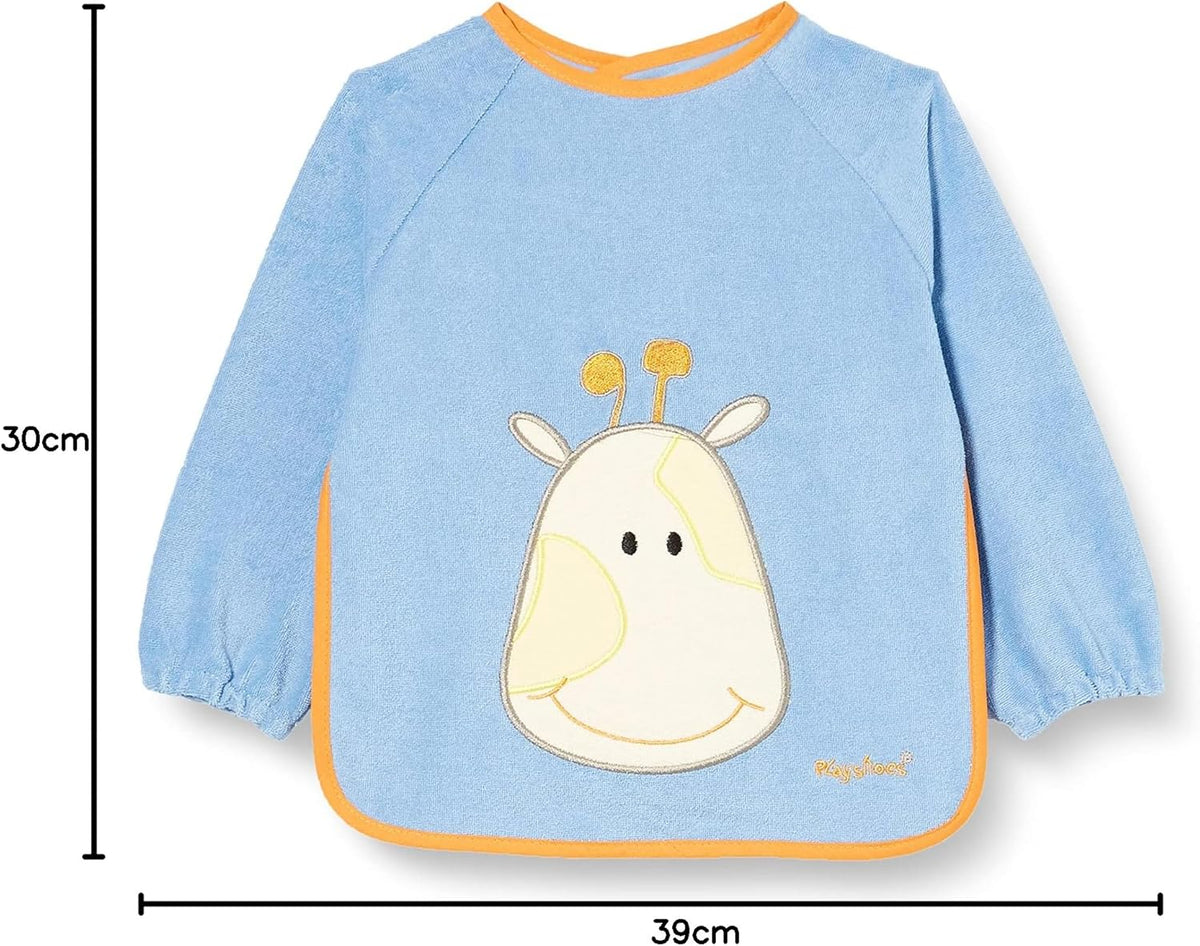 PLAYSHOES bavaglino con maniche grembiulino 9m+