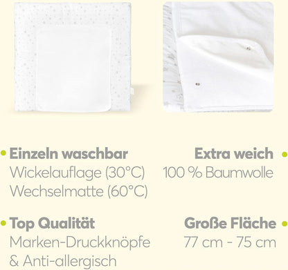KOLIBRI miękki przewijak 77X75cm z odpinanym pokrowcem – zdjęcie produktu 3