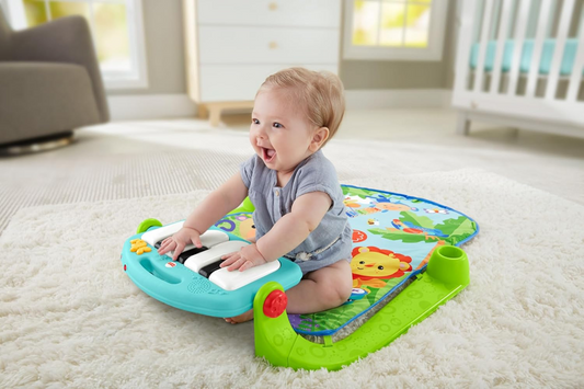 FISHER-PRICE mata edukacyjna 3w1 KICK&PLAY Piano Gym
