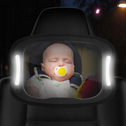 FITNATE specchio per monitorare il bambino LAMPADA + TELECOMANDO e 2 SCHERMI PER FINESTRINO