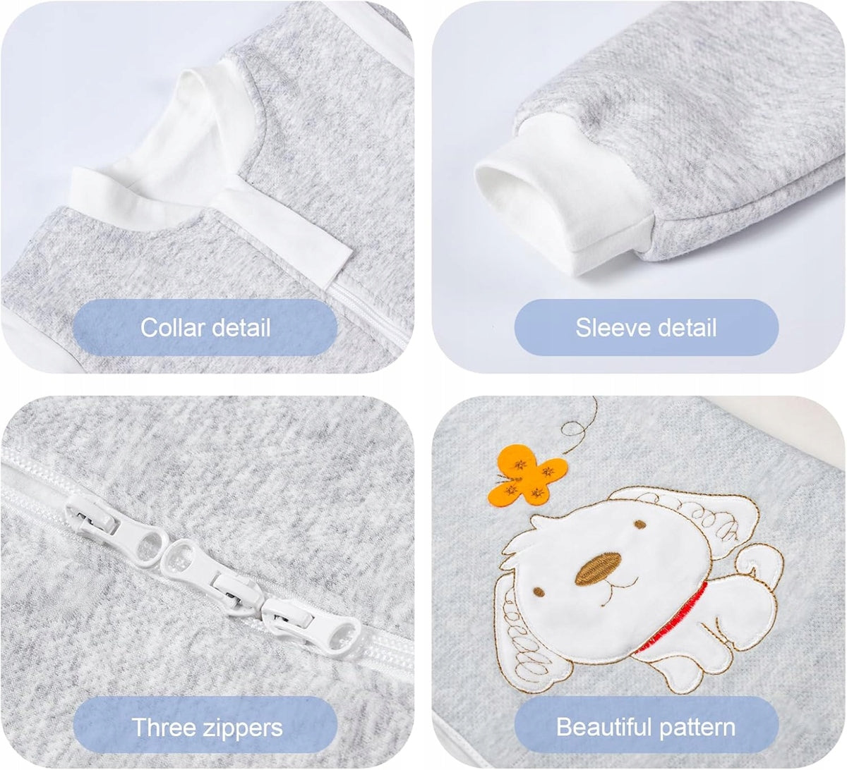 MIKAFEN saco de dormir de invierno 2,5 TOG 70-85 cm